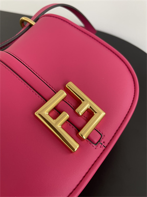 Fen.di C’mon Mini Fuchsia Leather Bag