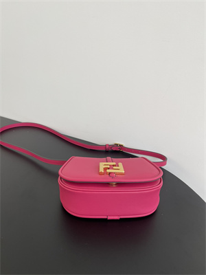 Fen.di C’mon Mini Fuchsia Leather Bag