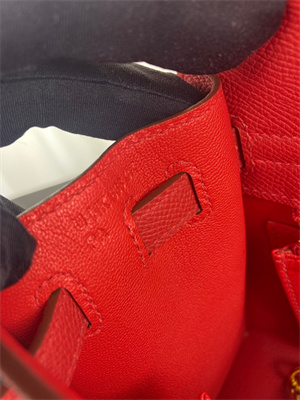 Kelly Sellier Bag Epsom Leather 25/28CM Gold/Silver Hardware In Red Color HS