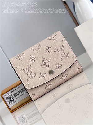 L.V IRIS Compact Wallet Monogram Leather Cream M62543
