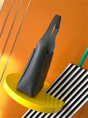 Y.S.L LE 5 A 7 Supple SMALL HOBO BAG In Dk Grey Leather