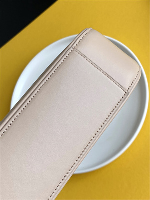 Y.S.L LE 5 A 7 HOBO BAG In Lt Beige Smooth Leather