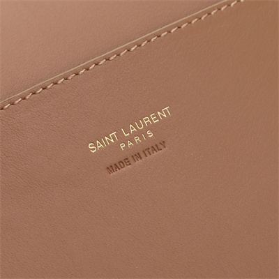 Y.S.L REVERSIBLE KATE MEDIUM Gold Tone Metal Brown Color