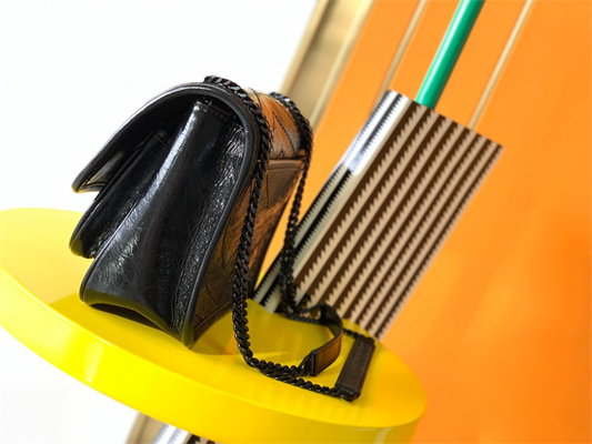 Y.S.L NIKI BABY In Vintage Leather All Black Color