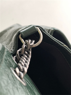 Y.S.L NIKI BABY In Vintage Leather Dk Green Color