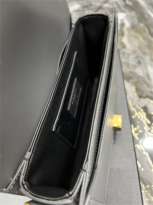 Y.S.L SOLFERINO MEDIUM SATCHEL IN BOX SAINT LAUREN Gold Tone Metal Grey Color