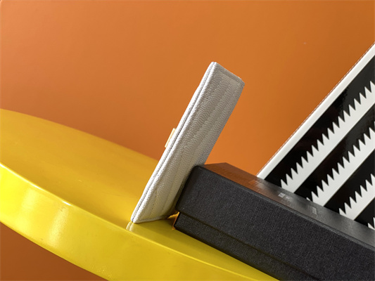 Y.S.L MONOGRAM MATELASS?? CARD CASE IN GRAIN DE POUDRE EMBOSSED LEATHER White Color Gold Tone Metal