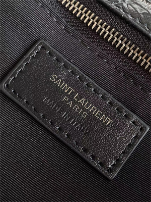 Y.S.L NIKI MEDIUM In Vintage Leather Black Color