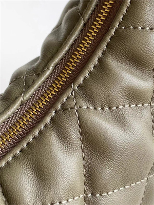 YSL ICARINO In Quilted Nappa Lambskin Green