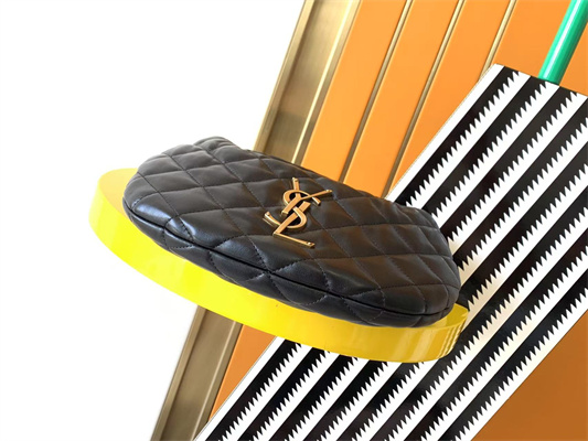 YSL ICARINO In Quilted Nappa Lambskin Black