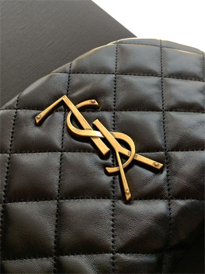 YSL ICARINO In Quilted Nappa Lambskin Black