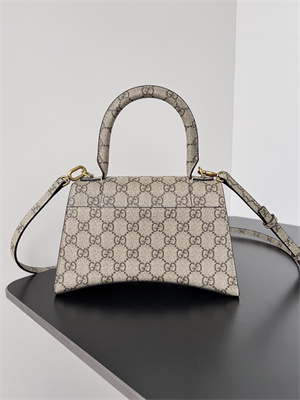 Gu.cci x Balen.ciaga The Hacker Project Small Hourglass Handbag