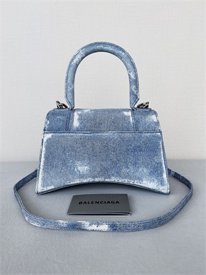 Women’s Hourglass Small Handbag In Denim Blue