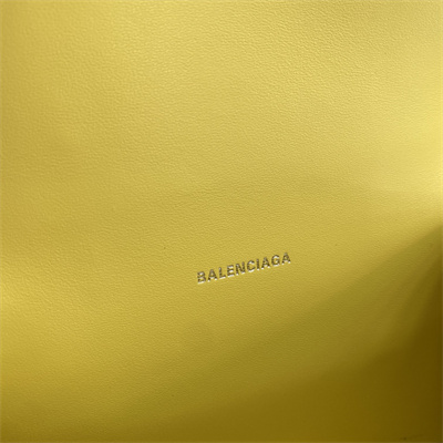 Women’s Hourglass XS Handbag Crocodile Embossed In Yellow-Silver