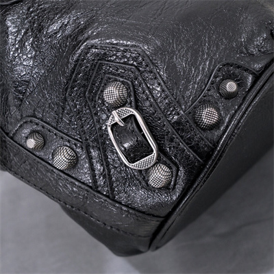 Women’s Le Cagole XS Bucket Bag In Arena Lambskin Black Color