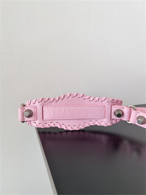 Women’s NEO Cagole XS Handbag In Arena Lambskin Rose Pink Color