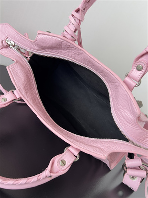 Women’s NEO Cagole XS Handbag In Arena Lambskin Rose Pink Color