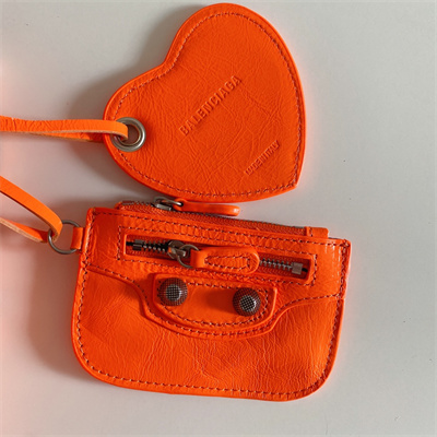Women’s Le Cagole XS Shoulder Bag In Arena Lambskin Orange Color