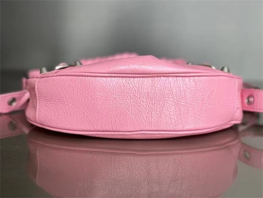 Women’s Le Cagole XS Shoulder Bag In Arena Lambskin Pink Color
