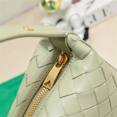 BV Mini Wallace Shoulder Bag In Soft Calfskin Leather Travertine Color