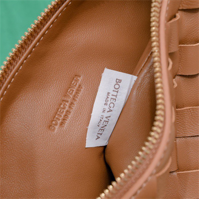 BV Mini Wallace Shoulder Bag In Soft Calfskin Leather Wood Color