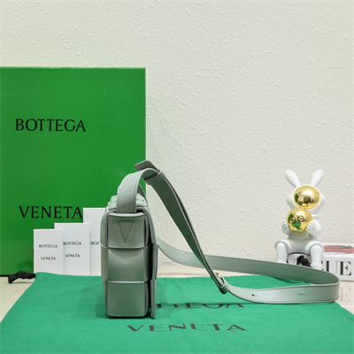 BV Cassette Cross Body Bag In Lambskin New Sauge Color