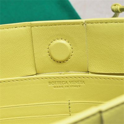 BV Cassette Pouch With Strap In Calfskin Sherbert Color