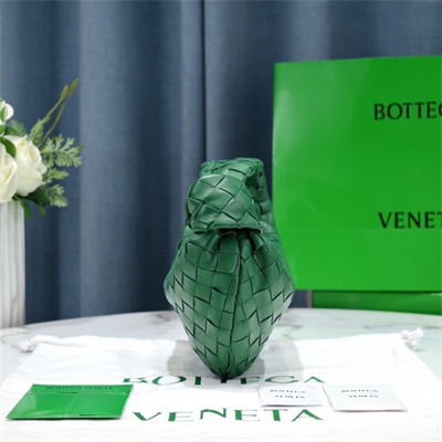 BV Mini Jodie In Lambskin Leather Racing Green Color