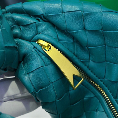 BV Mini Jodie In Lambskin Leather Duck Green Color