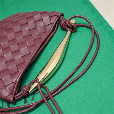 BV Mini Sardine Cross Body Bag In Lambskin Barolo Color