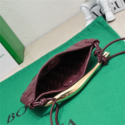 BV Mini Sardine Cross Body Bag In Lambskin Barolo Color
