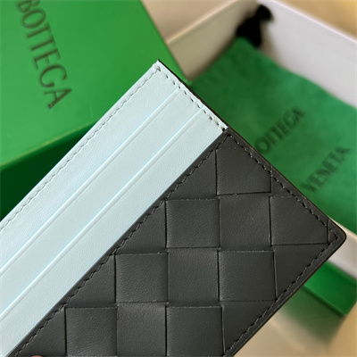 BV Card holder In Calfskin Leather Inkwell/Blue