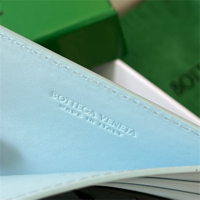 BV Card holder In Calfskin Leather Inkwell/Blue