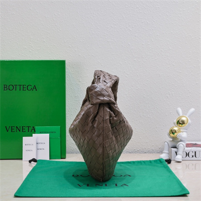 BV Teen Jodie In Lambskin Leather Taupe Grey Color