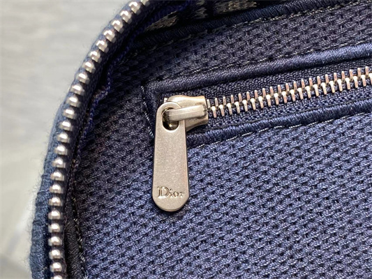 CD TRAVEL VANITY CASE Dior Oblique Jacquard Blue