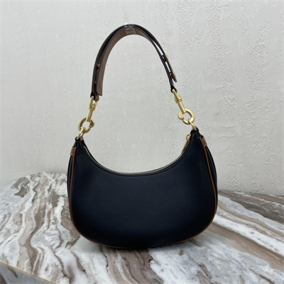 Celine Medium AVA Strap Bag In Smooth Calfskin Black