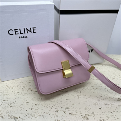 Celine Teen Classic Box Bag In Lilac Box Calfskin Leather