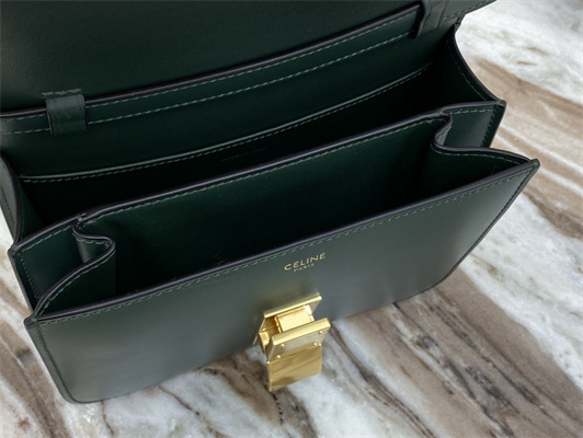 Celine Teen Classic Box Bag In Amazone Box Calfskin Leather