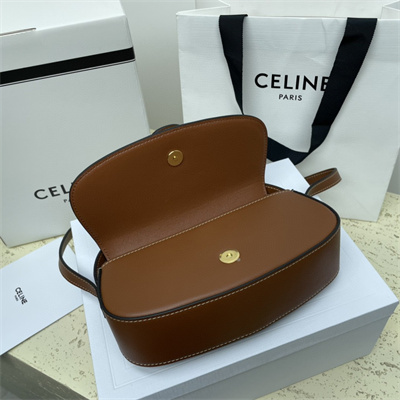 Celine Clutch on Strap Tabou In Smooth Calfskin Tan