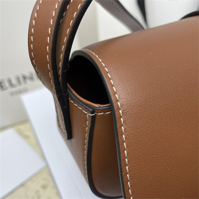 Celine Clutch on Strap Tabou In Smooth Calfskin Tan