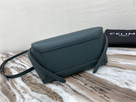 Celine Nano Belt Bag In Amazone Grained Calfskin