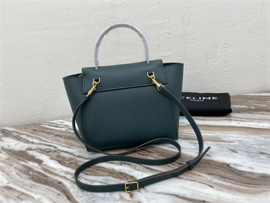 Celine Nano Belt Bag In Amazone Grained Calfskin