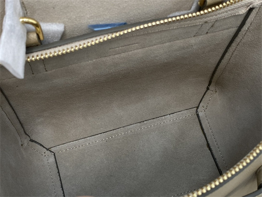 Celine Nano Belt Bag In Light Taupe Grained Calfskin