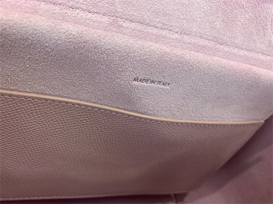 Celine Micro Belt Bag In Pink Grained Calfskin