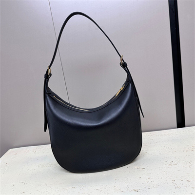 Celine Medium Heloise  Bag Cuir Triomphe In Supple Calfskin Black