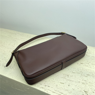 Celine Medium Romy in Supple Calfskin Burgundy