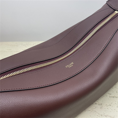 Celine Medium Romy in Supple Calfskin Burgundy