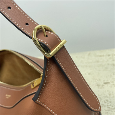 Celine Medium Romy in Supple Calfskin Tan