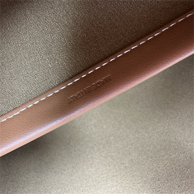 Celine Mini Horizontal Cabas In Triomphe Canvas and Calfskin Tan