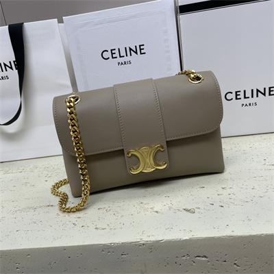 Celine Teen VICTOIRE Bag In Supple Calfskin Light Brown